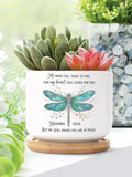 Personalized Memorial Plant Pot Sympathy Gift Dragonfly Remembrance Flower Planter sympathy flower