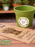 Bulk Custom Seed Packets for Wedding, Wedding Favor Seed Envelopes with Pot, Bridal Shower/Baby Shower Favors, Plantable Gifts, Eco-Friendly seeds bulk