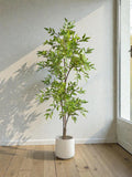 110cm Artificial Nandina Plant, Faux Tropical Decor faux plants