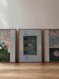 Dark Romance Floral Wall Art Set of 3, Moody Valentine Flower Prints, Editorial Love Photography, Modern Romantic Wall Decor, Digital Print Love Romance Flower