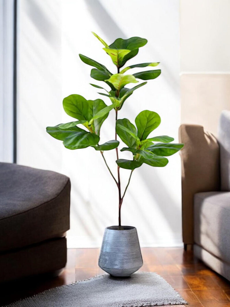Tall Faux Fiddle Leaf Fig Tree | 135cm Realistic Home Decor faux plants