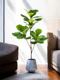 Tall Faux Fiddle Leaf Fig Tree | 135cm Realistic Home Decor faux plants