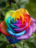 Rainbow Roses Ð 50 Seeds Ð Rare, Exotic, and Decorative Perennial Flowers, High Germination, Non-GMO flower seeds
