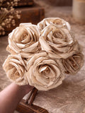Vintage Book Page Paper Roses ¥ Handmade Literary Flowers ¥ Bookish Home Decor ANNIVERSARY