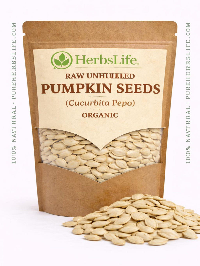 Organic Raw Pumpkin Seeds | Unhulled, Cucurbita Pepo seeds bulk