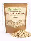 Organic Raw Pumpkin Seeds | Unhulled, Cucurbita Pepo seeds bulk
