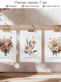 Floral Sympathy Card Set Printable Condolence Cards (Digital Download, PDF) sympathy flower