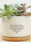 Memorial Flower Pot, Remembrance Planter Gift, Sympathy Keepsake Pot, In Loving Memory Planter sympathy flower