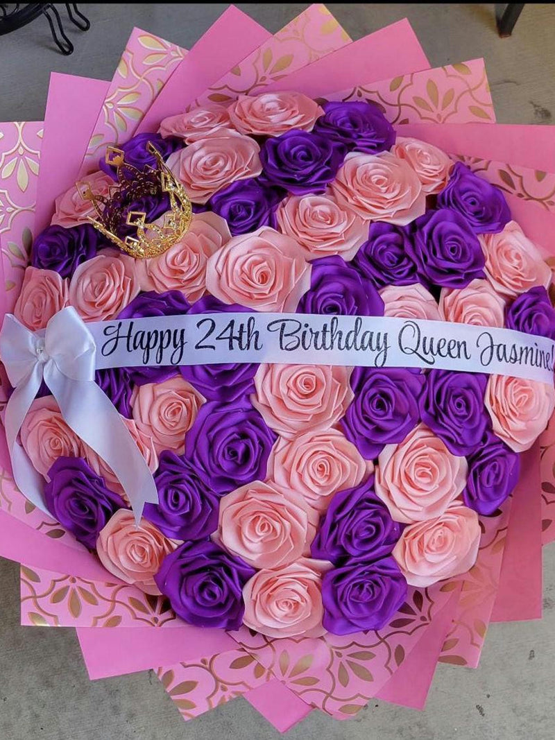 Eternal Rose Bouquets: Handmade Forever Flowers, Anniversary, Birthday, Graduation gift ANNIVERSARY
