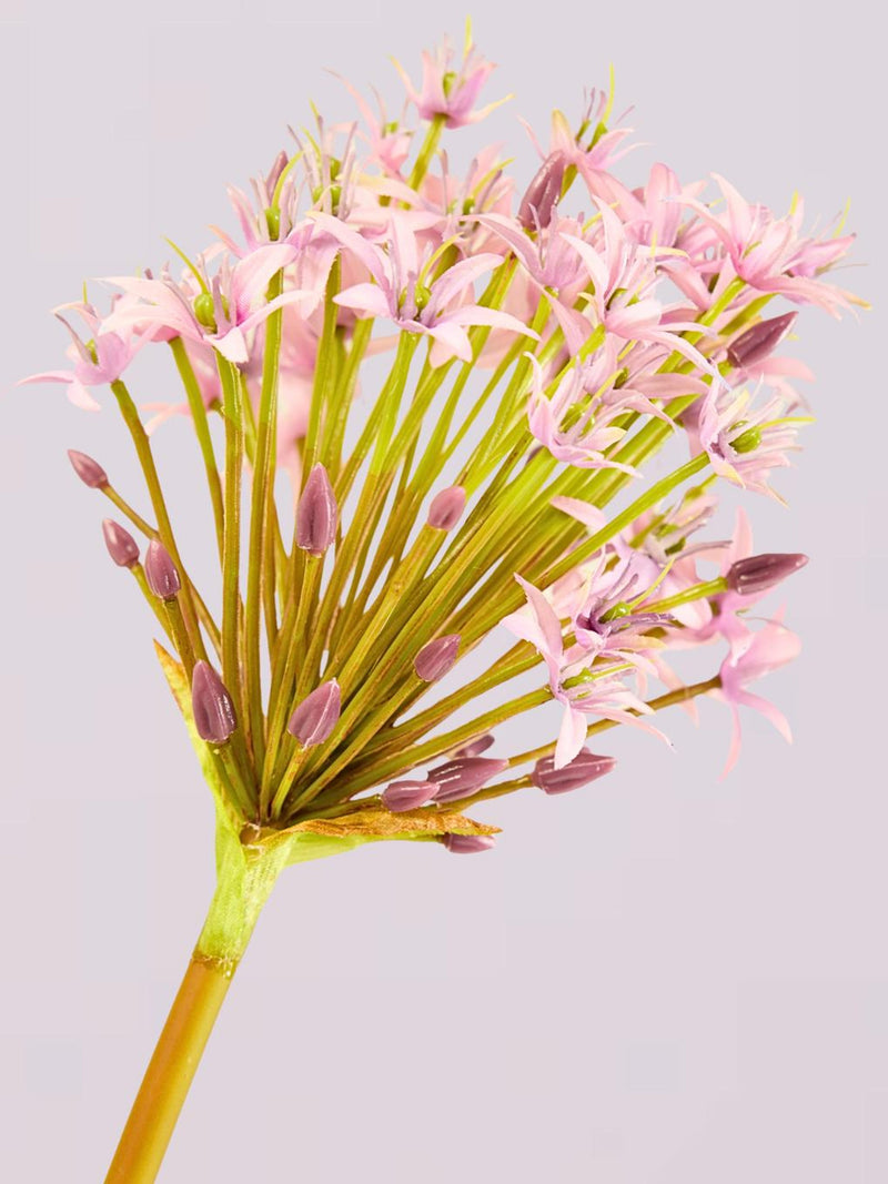 Silk-ka Purple Agapanthus, Spring Faux Flower Arrangement silk flower