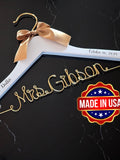 Bridal Hanger, Wedding Dress Hanger, Quinceanera Hanger, Graduation Gown Hanger, Wedding Name Hanger, Personalized Hanger, Wedding Gifts wedding flower