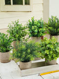 Small Faux Potted Plants Ð Realistic Indoor Greenery with Biodegradable Pots faux plants