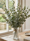 Artificial Eucalyptus Stems, Boho Farmhouse Greenery Wall Hanging Decor faux plants