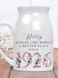 100th Birthday Flower Pot | Making the world a better place since 1926 | Happy 100th Birthday | 100 | 100th |100th Birthday Gift 1926 FLORAL birthday flower