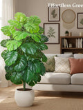 Split Leaf Monstera | Faux Tropical Plant | Realistic Indoor Greenery faux plants