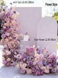 Lavender Dusty Pink Floral Arch, Floor Runner, Wedding Decor silk flower