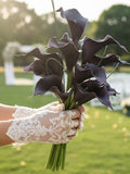 Handcrafted Calla Lily Bridal Bouquet, Real Touch Artificial Wedding Arrangement, Elegant Silk Ceremony Flowers Keepsake wedding flower