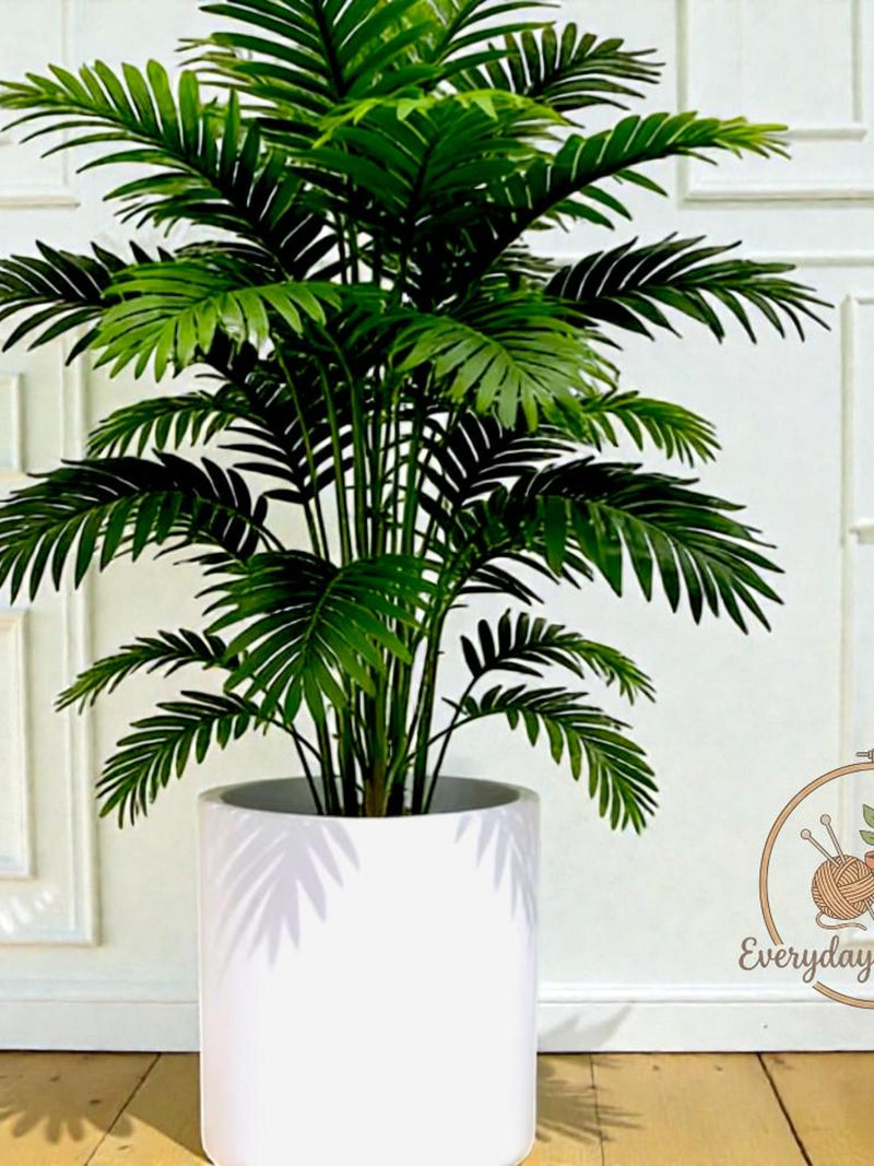 Artificial Palm Tree 60 to 80cm Indoor Plant, Faux Tropical Floor Plant Decor for Living Room Office Bedroom faux plants