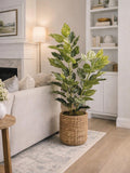 5FT Tall Artificial Dieffenbachia Style Plant Faux Tropical Indoor Floor Plant (no pot) faux plants