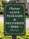Package Deliveries Sign-Delivery Drop Box Sign-Mail Signage-Housewarming Gift-New Home Decor FLOWER DELIVERY