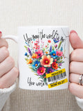 Funny "Worth Every Cent" Floral Greeting Card - Digital Download - Sarcastic Anniversary or Valentine's Card - Budget-Friendly Romance Love Romance Flower