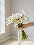 Real Touch Calla Lily Bouquet, Wedding Bouquet Flowers, Faux Calla Lily Bouquet, DIY Decor, Artificial Calla Flower wedding flower