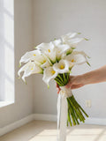 Real Touch Calla Lily Bouquet, Wedding Bouquet Flowers, Faux Calla Lily Bouquet, DIY Decor, Artificial Calla Flower Bouquet