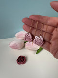 Rose Stud Clay Cutter | Polymer Clay Earring Cutter | Flower | Romance | Fancy | Floral | Love | DIY Jewellery Making | CTR393 Love Romance Flower