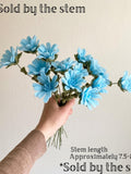 Felt chicory individual custom stem, build your own bouquet, get well flowers, sympathy, wedding, memorial, funeral, hypoallergenic sympathy flower