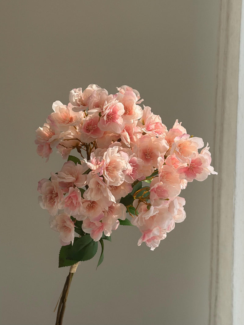 Faux Cherry Blossom, Real touch Silk Cherry Blossom flowers, Artificial Cherry Blossom, Kichen Decor, Spring Flowers For bridal bouquets house warming flower