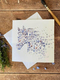 Horse forget me not card | Horse Sympathy sympathy flower
