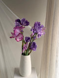 Silk Artificial Iris Flowers, Faux irises flower, Real Touch iris flower, flower arrangement for home wedding decor silk flower