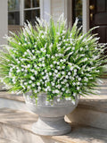 HyeFlora Artificial White Flowers Ð 20 Bundles Faux Plants, Indoor & Outdoor DŽcor faux plants