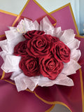 Luxurious Handmade Satin Bouquet. A gift that Never Wilts! Bouquet