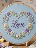 Floral Heart Embroidery Pattern: Love Design (Digital Download) Love Romance Flower