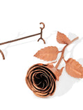 Solid Copper Rose 7th Anniversary Gift, 22nd Wedding Anniversary flower with Stand ANNIVERSARY