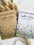 Custom Seed Packets Bulk | Personalized Wedding Party Favor | Seeds Included | Bridal Shower, Baby Shower, Memorial, Baptism, Birthday Gifts seeds bulk