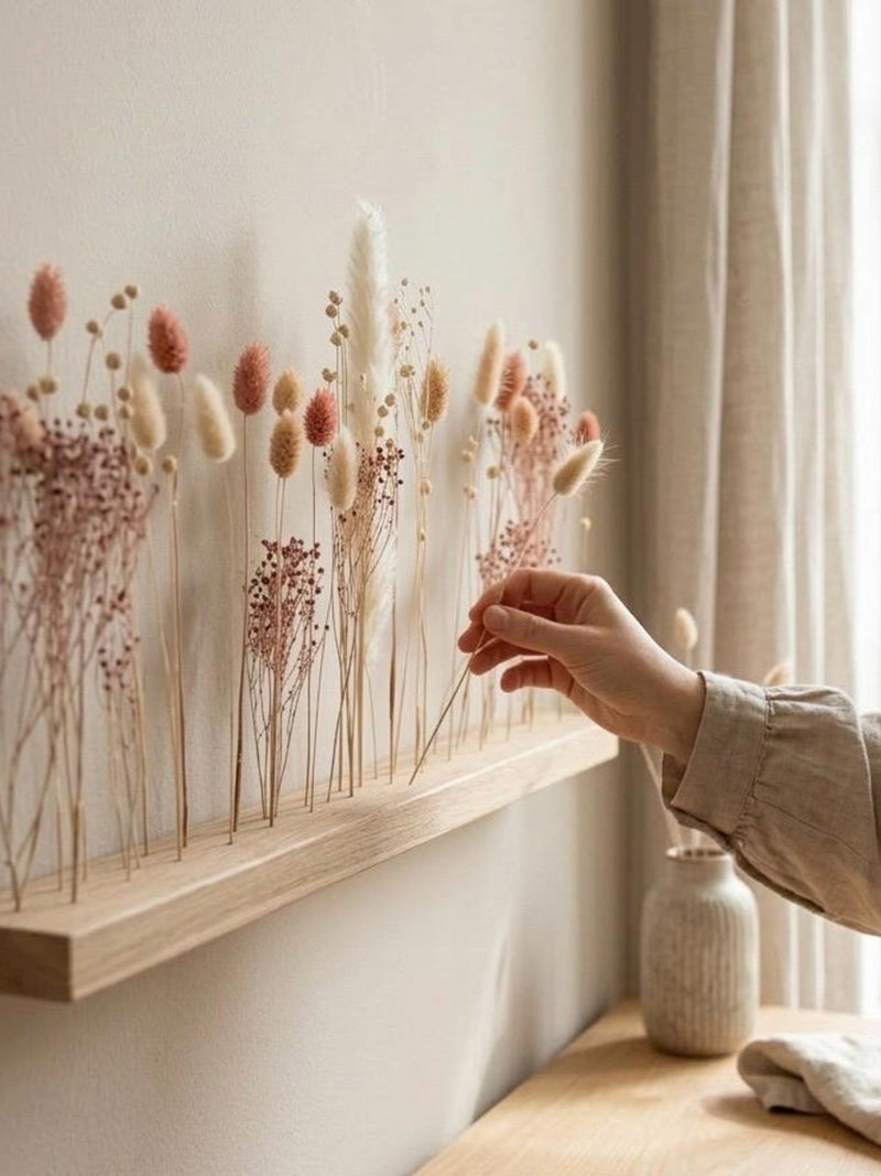 FlowerBar¨ "Fata Morgana" Boho dried flower arrangement on wood, dried flowers, durable, gift idea, DIY decoration FLOWER DELIVERY