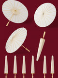 Wedding Ceremony Umbrella: Handmade Elegant Bridal Decor, Beach Photo Prop, Guest Wood Paper Parasol wedding flower