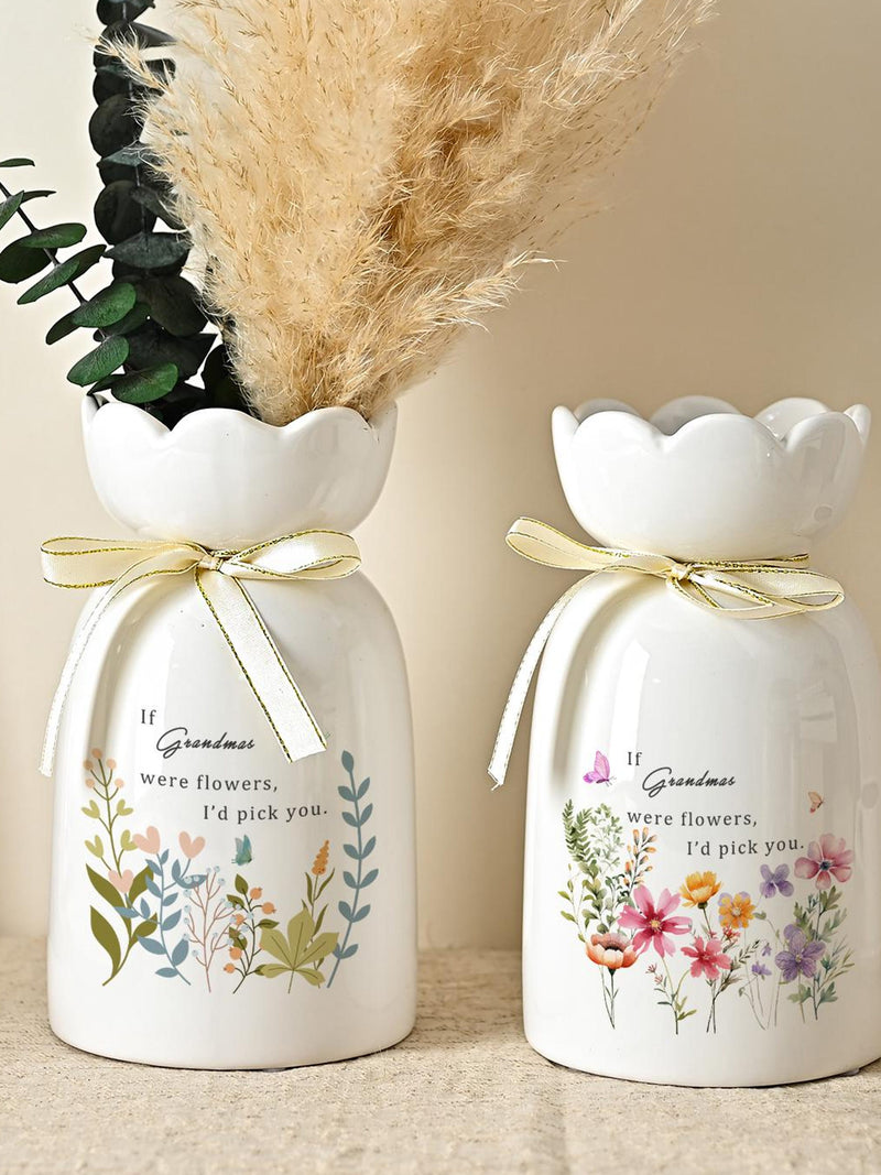 Personalized If Nana Were Flowers IÕD WeÕD Pick You Vase,Nana Mom Birthday Gift,Mothers Day Flower Jug,Gift For Grandma,Auntie Gifts Vase birthday flower