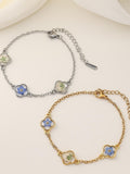 Forget Me Not Bracelet, Baby Loss Gift for Mom, Miscarriage Memorial Jewelry, Gift for Mom sympathy flower
