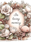 Sympathy Floral Clipart Bundle PNG - 18 Condolence Designs for Funeral Cards - Memorial Prints and Bereavement Gifts sympathy flower