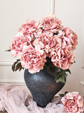 Blush Pink Peony Artificial Flower Ð Luxury Faux Peony for Wedding Bouquet, DIY Wreath, Centerpiece, Home Decor Gift silk flower