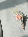 Personalized Floral Brooch, DIY Bouquet Brooch, Wedding Brooch, Bridesmaid Brooch, Handmade Vintage Brooch, Mother's Day Gifts, Gift for Her FLOWER DELIVERY