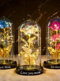 Personalized Rose LED Light,Custom Galaxy Rose Light,Mother's Day Gift,Eternal Rose,Gift For Her/Mom,Anniversary Gift ANNIVERSARY