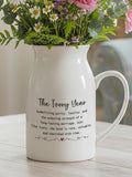 14th Anniversary Vase, Ivory Anniversary Flower Vase, Elephant Couple Gift, 14 Years Married Gift, Wedding Anniversary Decor for Couples ANNIVERSARY