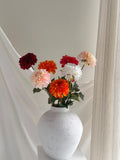 Faux Dahlia, White Dahlia Flowers, Gradient Dahlia, DIY Centerpieces, DIY Wedding Bouquet, Artificial Dahlia Flowers For House Warming gift silk flower