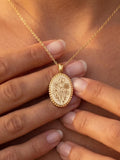 Personalized Tiny Birth Flower Bouquet Necklace, Engraved Family Pendant ANNIVERSARY