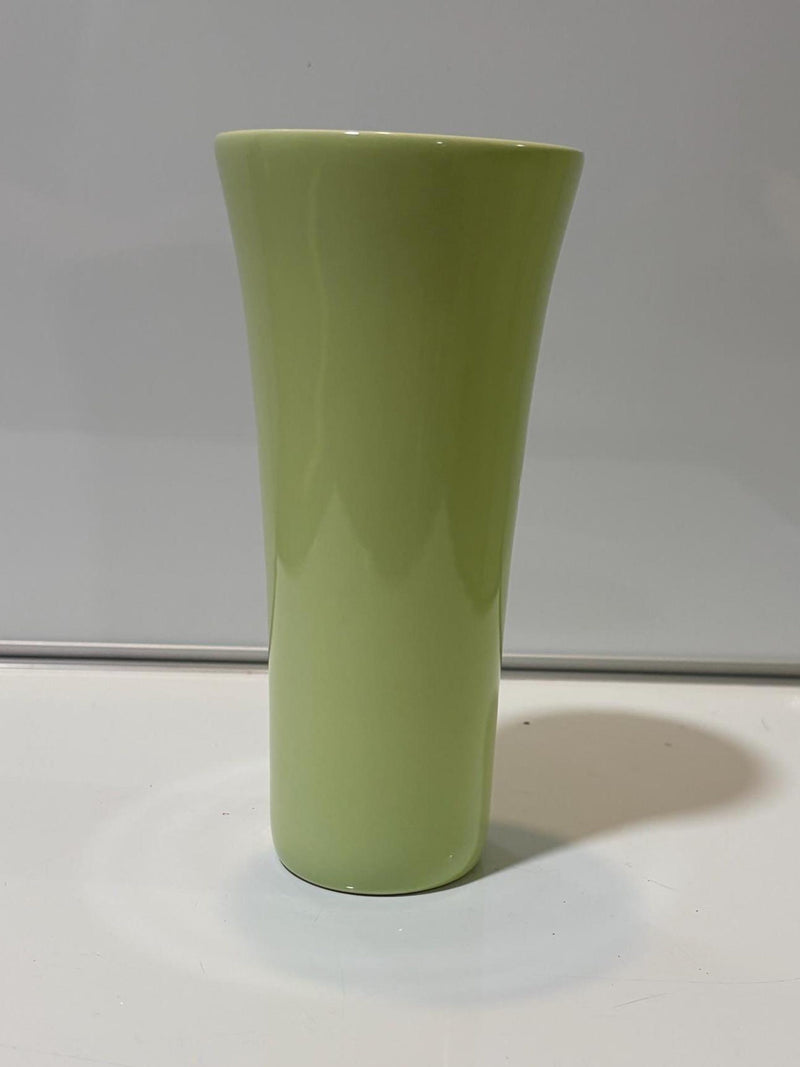Vintage FTD Green Vase Flower Delivery Vase Mid Century Decor FLOWER DELIVERY