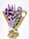 Crochet bouquet of flowers, everlasting flowers, purple, gift for mother, Mother's Day, Valentine's Day gift, birthday gift, gift for her, yarn Bouquet
